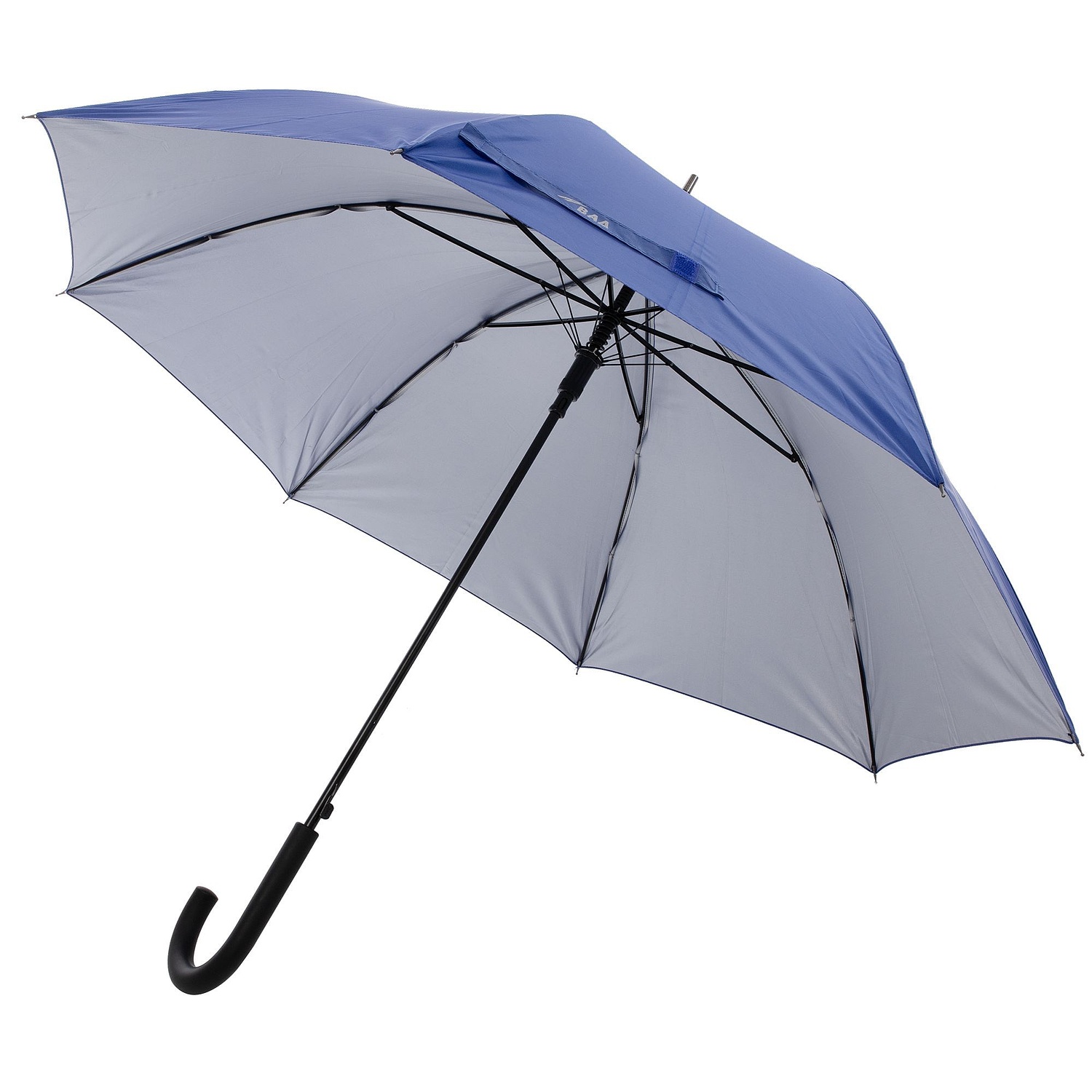 Зонт-трость Silverine, синий с логотипом