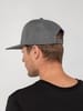 Бейсболка Snapback с прямым козырьком, серая с логотипом