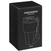 Термостакан Freshbrew, черный с логотипом