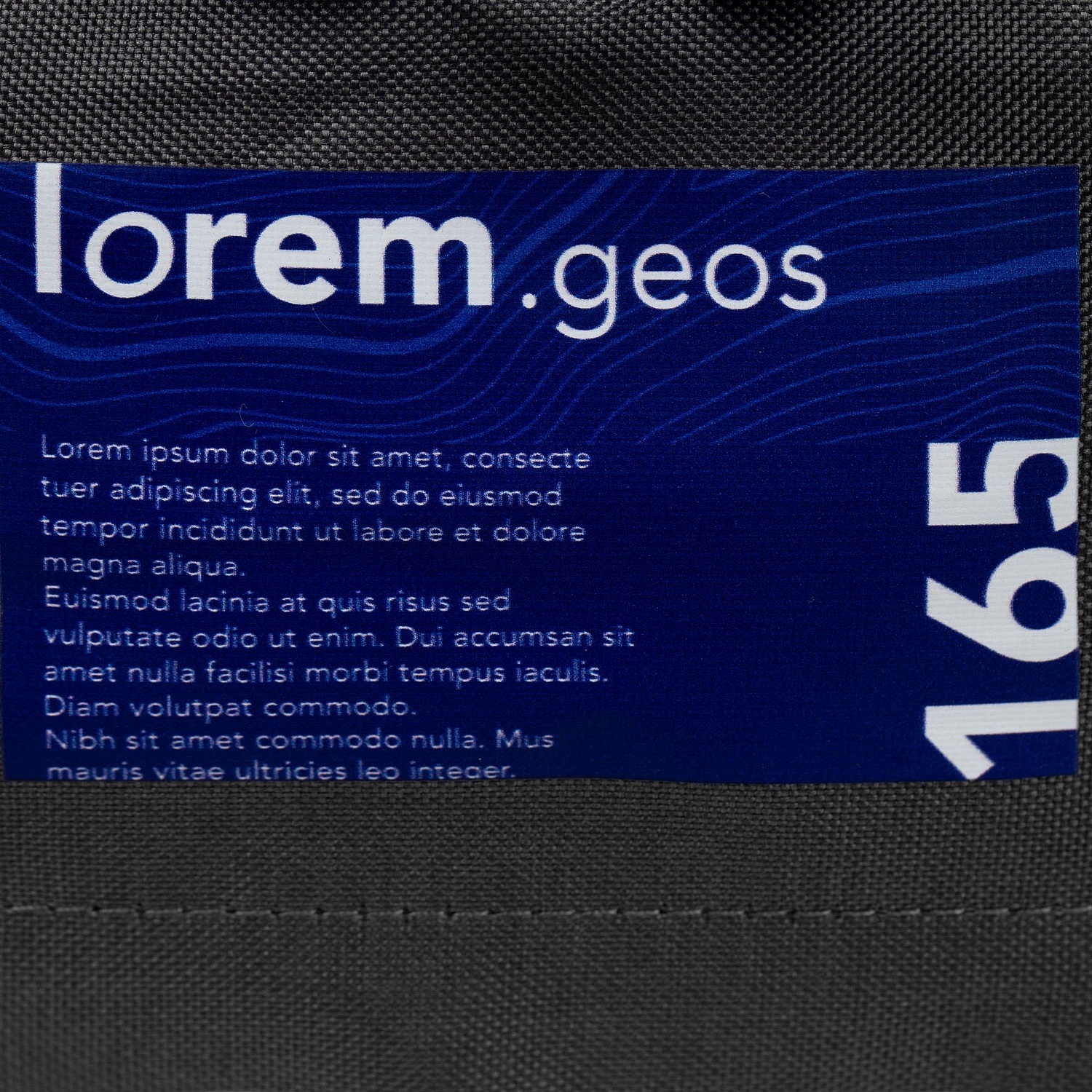 Рюкзак Sensa, серый с синим с логотипом