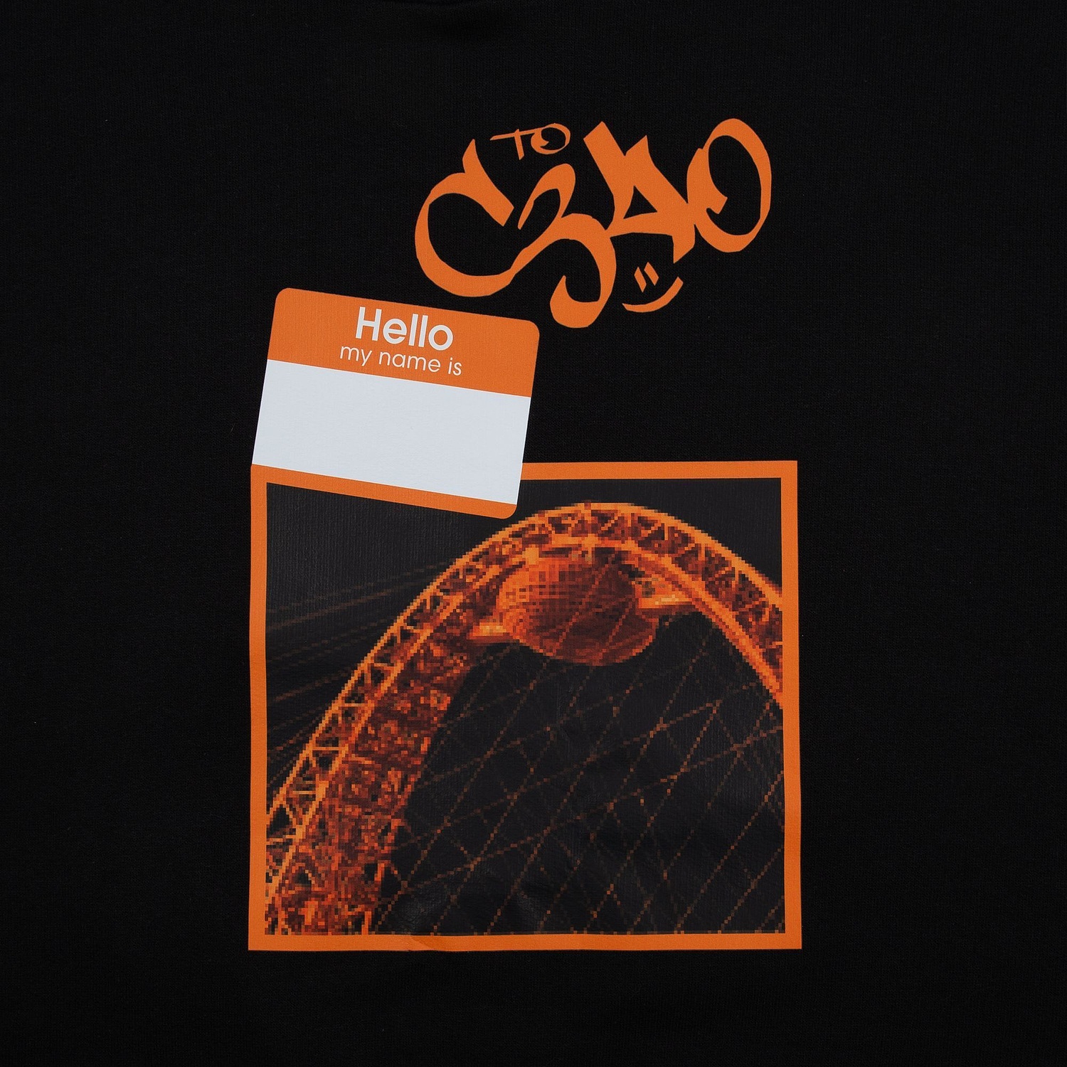 Толстовка с капюшоном Snake II черная с логотипом