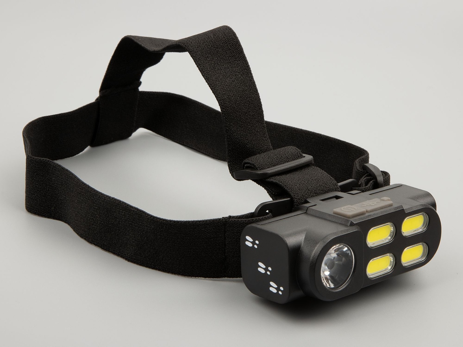 Налобный фонарик аккумуляторный Alnes, черный