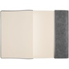 Ежедневник Petrus Flap, недатированный, серый с логотипом