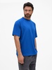 Футболка унисекс T2, синяя, размер XS/S