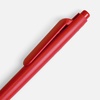Ручка шариковая Prodir DS11 PMP, красная с логотипом