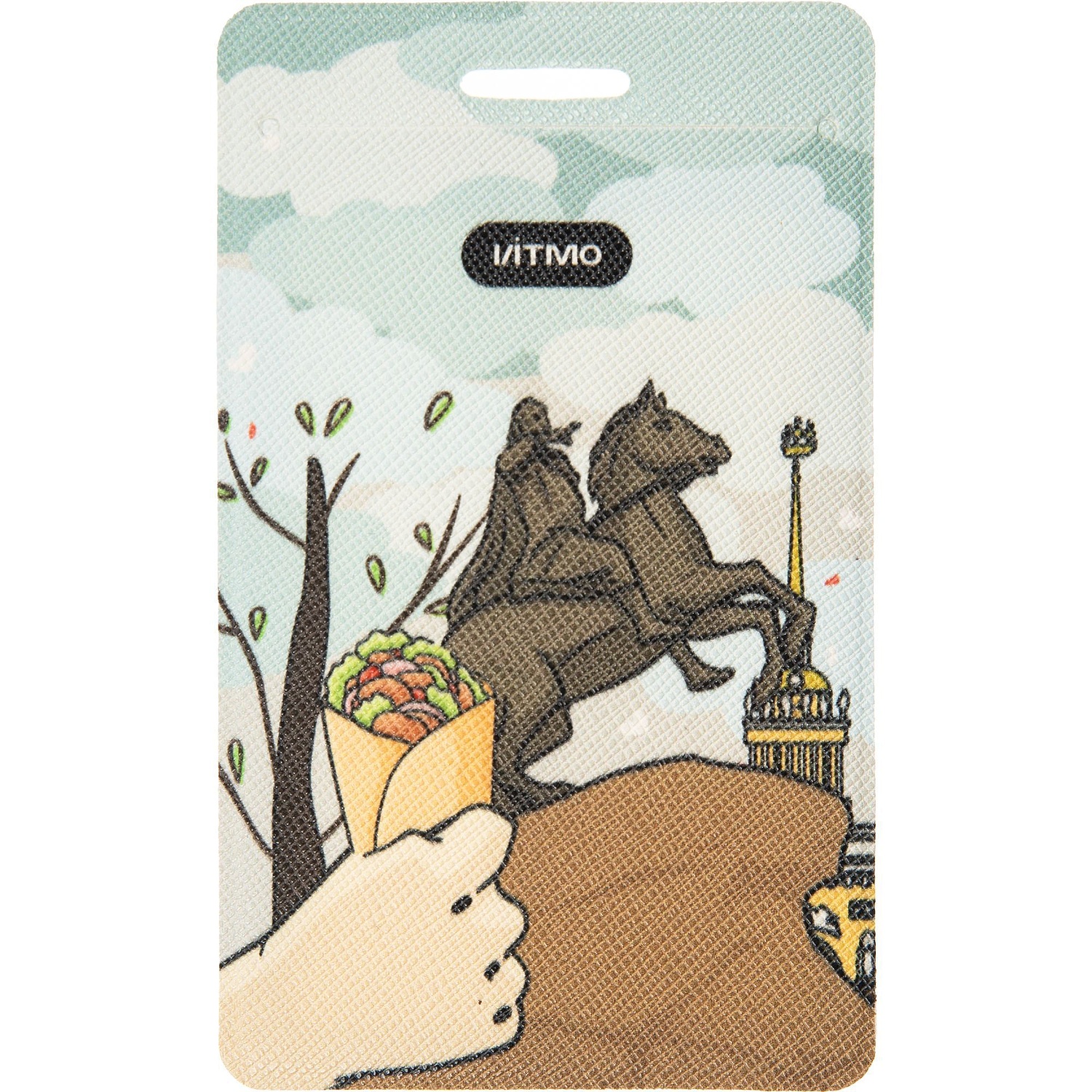 Чехол для пропуска Devon Print на заказ с логотипом