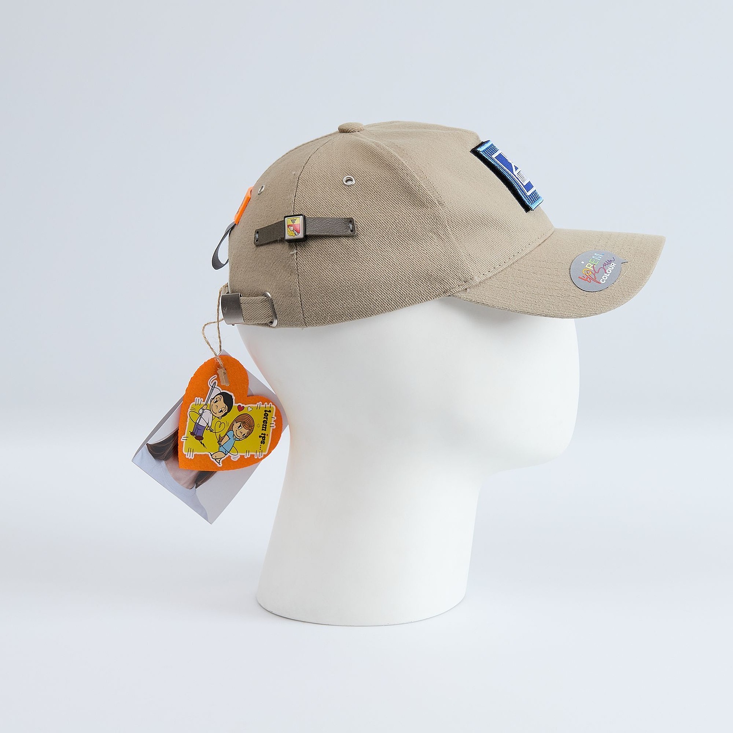 Бейсболка Standard, серая с логотипом