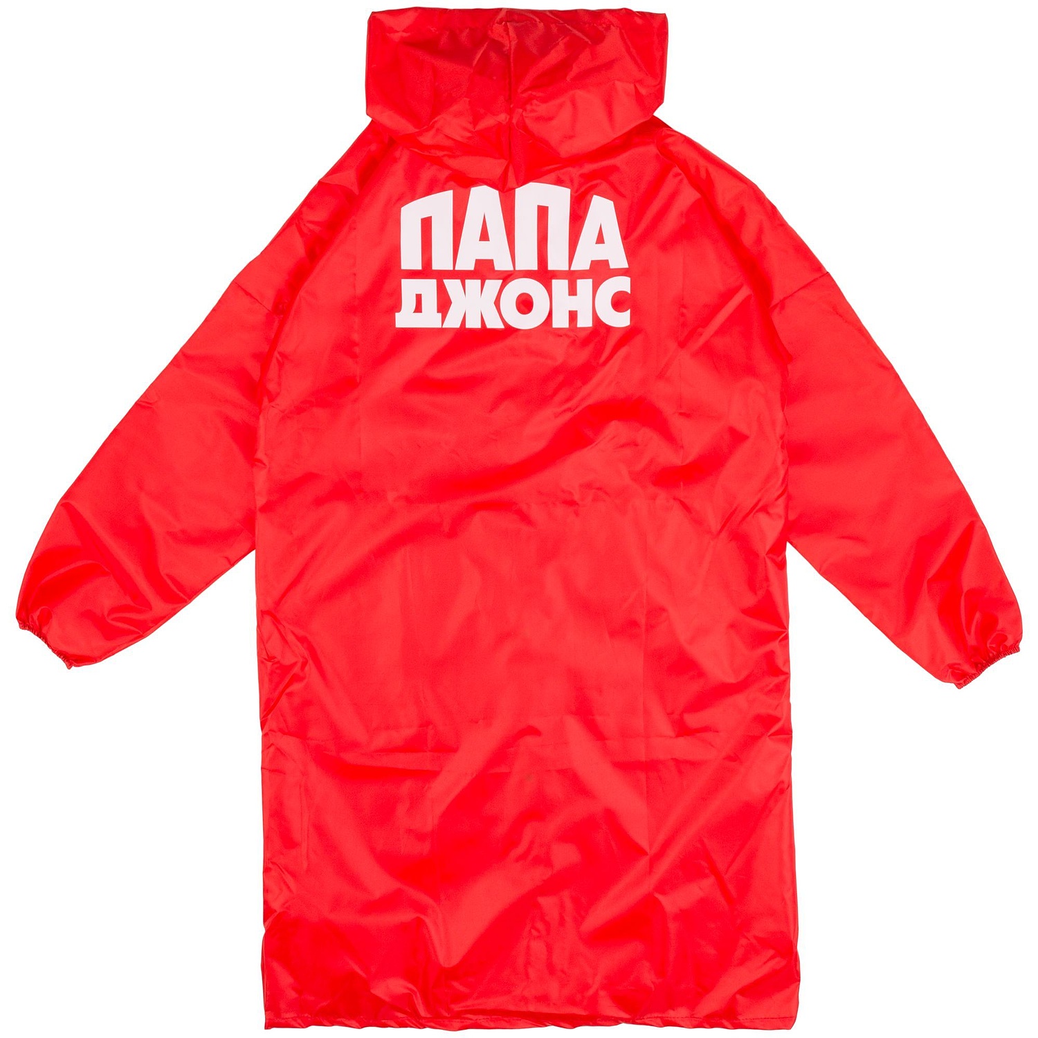 Дождевик унисекс Rainman Strong, красный с логотипом