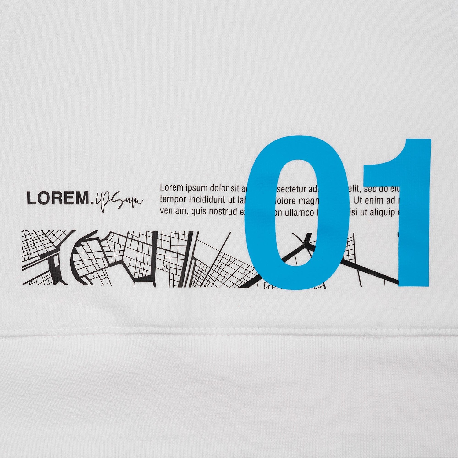 Толстовка с капюшоном унисекс King, белая с логотипом