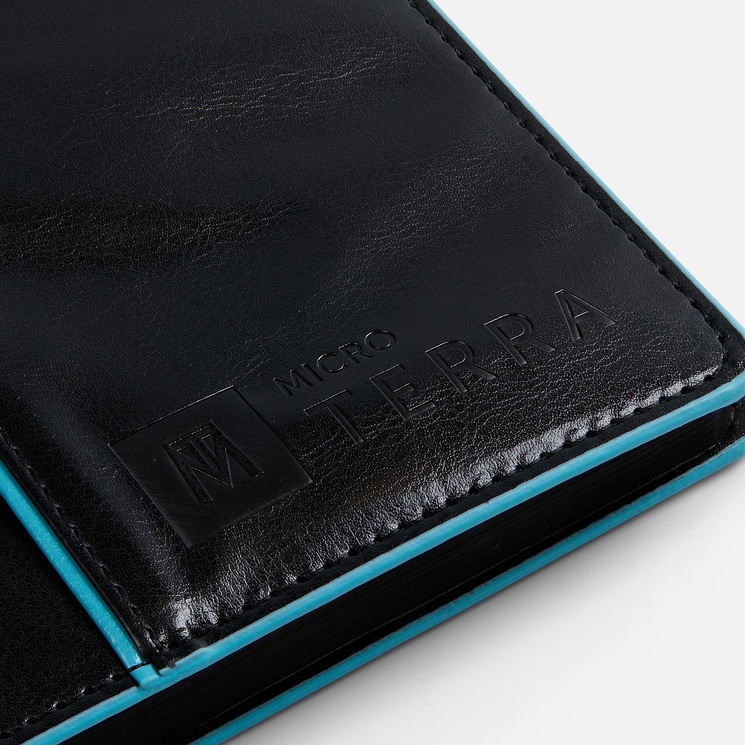 Ежедневник Alanis, недатированный, черный с синим с логотипом