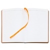 Ежедневник Bookmark, недатированный, черный с оранжевым с логотипом