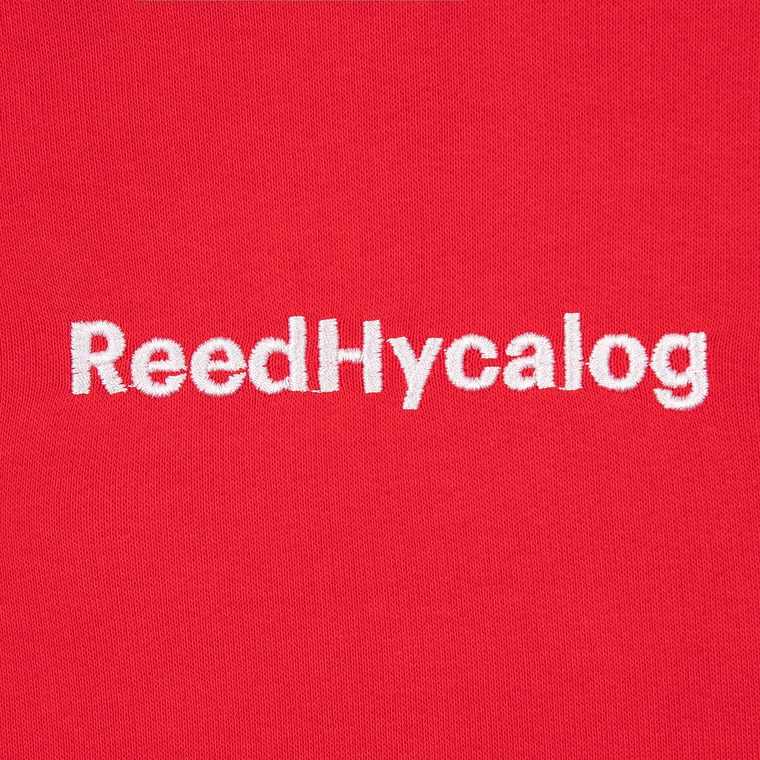 Худи оверсайз унисекс Outshine, красное с логотипом