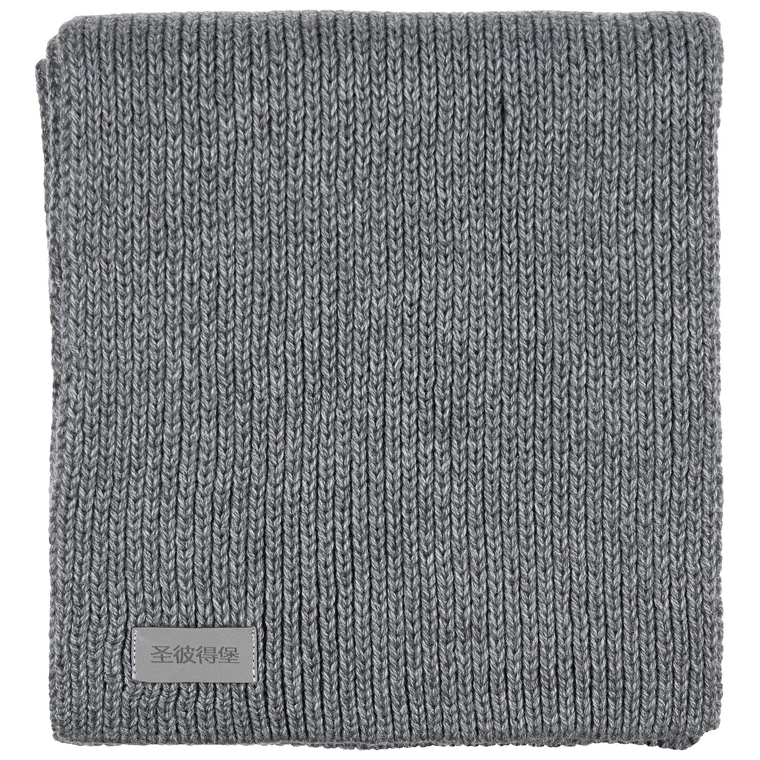 Лейбл светоотражающий Tao, S, серый с логотипом