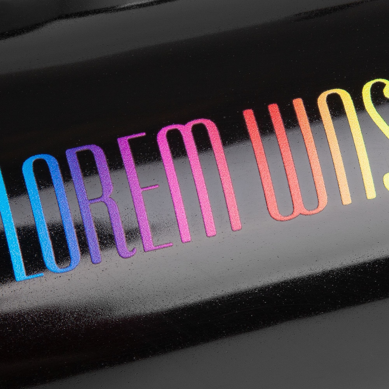 Термостакан Prism, черный с логотипом