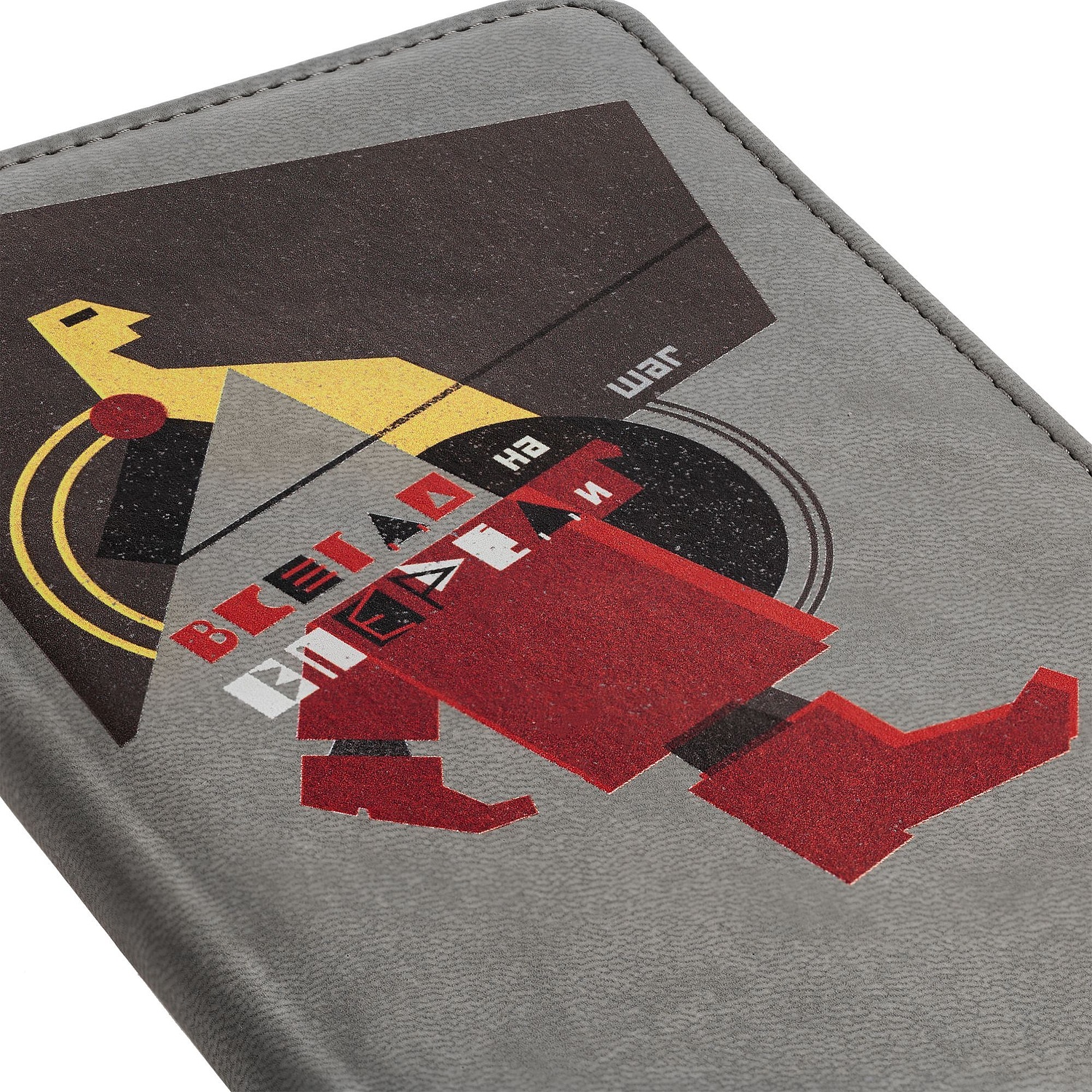 Визитница Brand, серая с логотипом