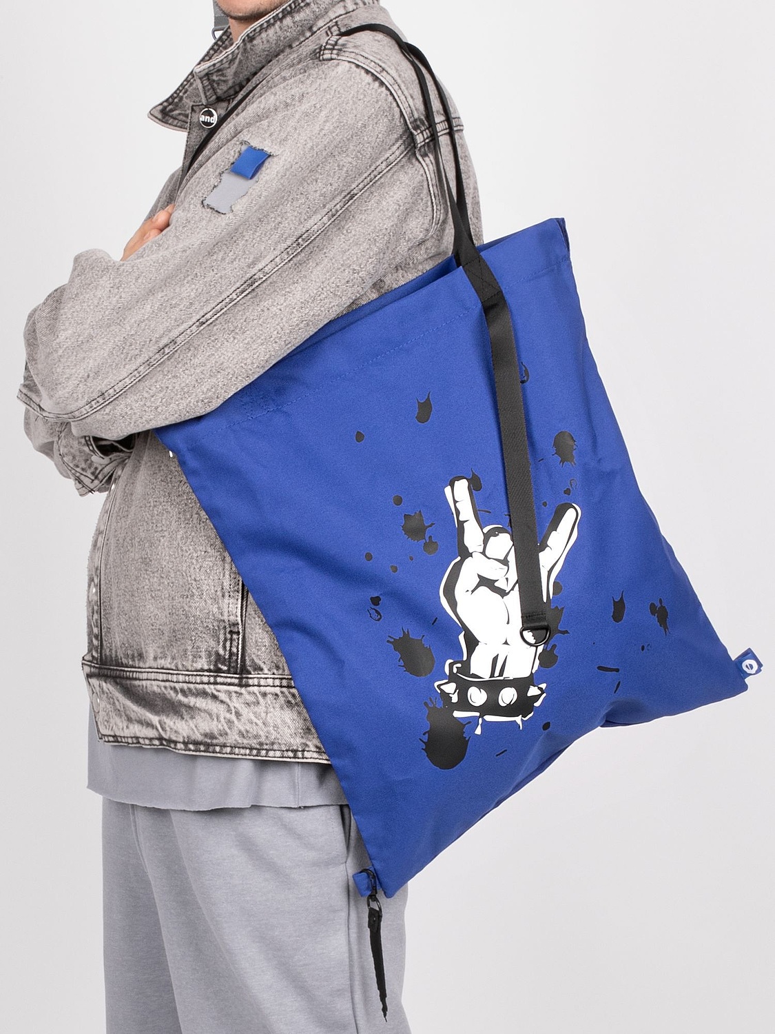 Футболка унисекс оверсайз T1, серая с логотипом