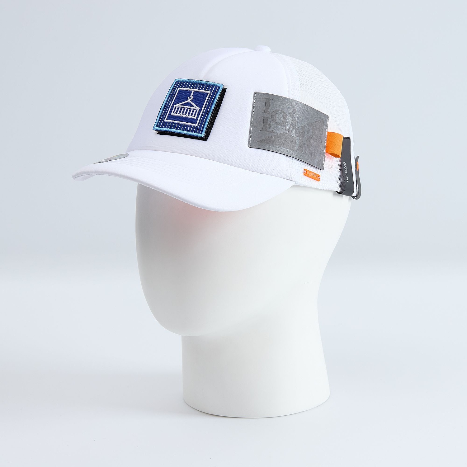 Бейсболка Sunbreaker, темно-синяя с белым с логотипом