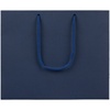 Пакет бумажный Ample Plus S, синий с логотипом