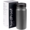 Термостакан Hardproof, серый с логотипом