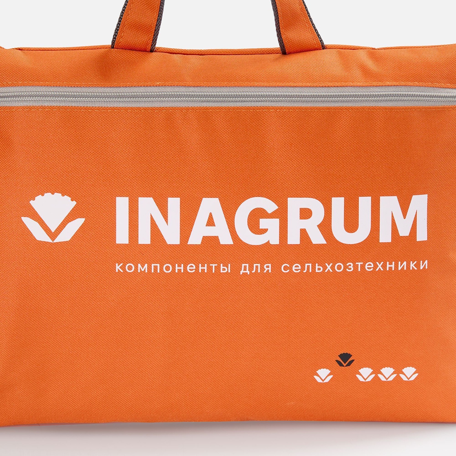 Сумка-папка Simple, оранжевая с логотипом