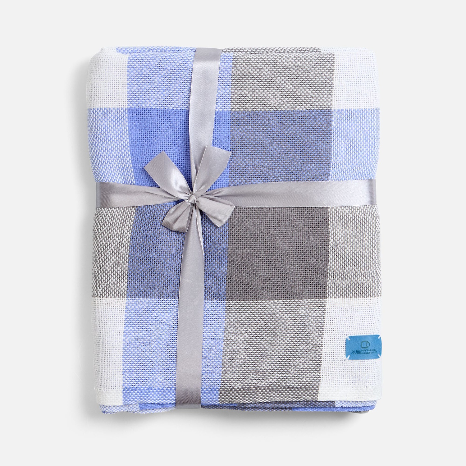 Лейбл Eta Latte, S, голубой с логотипом