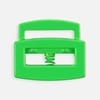 Фиксатор для шнура Latch, зеленый неон с логотипом