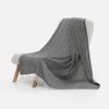 Плед «Гирвас», серый с логотипом