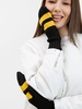 Варежки Winwear, черные с логотипом