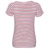 Футболка Miles Women белая с красным с логотипом