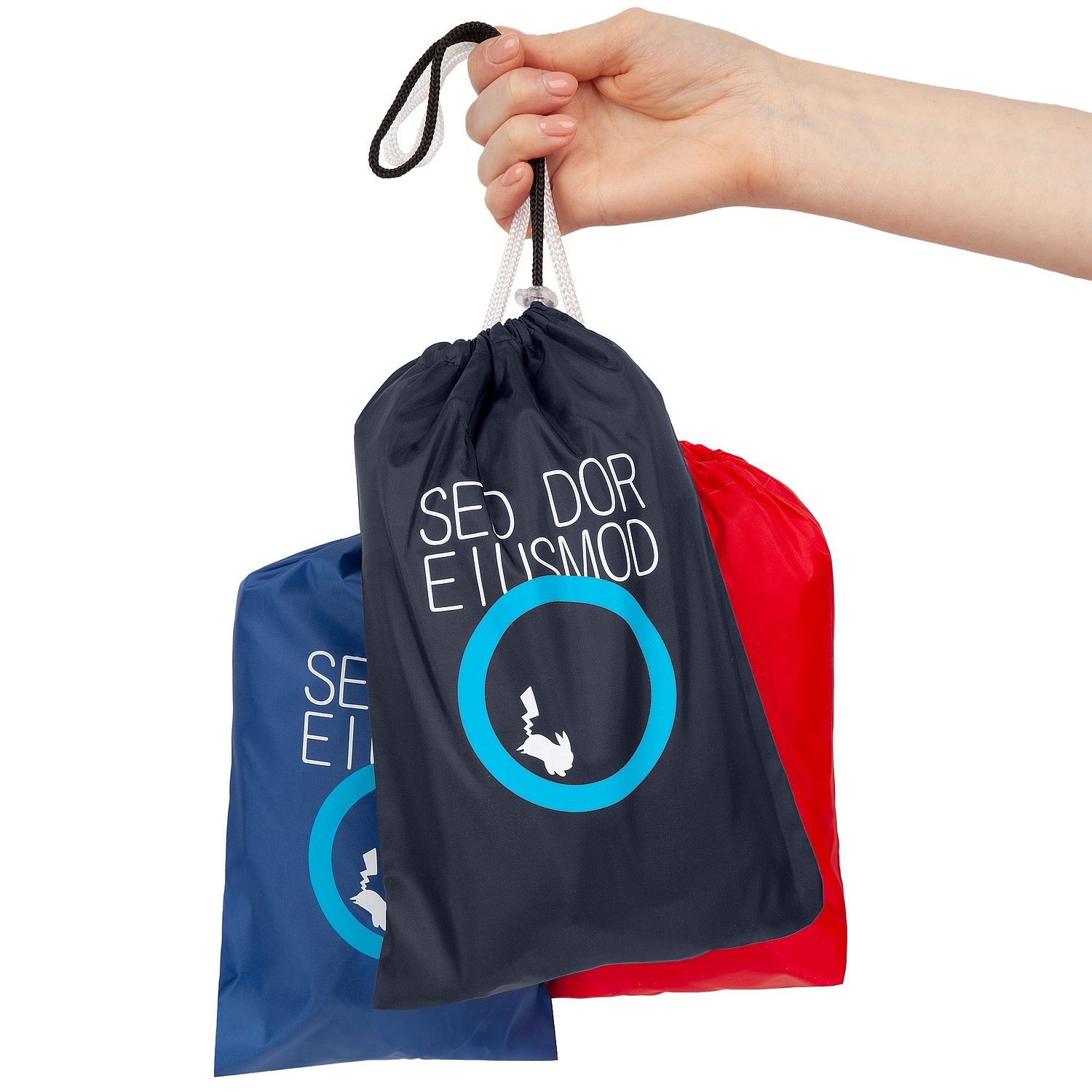 Дождевик Rainman Zip, темно-синий с логотипом