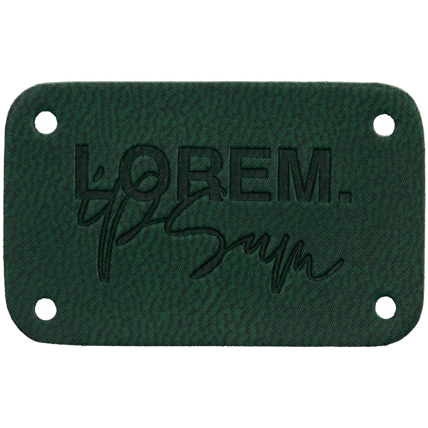 Лейбл Eta Latte, S, зеленый с логотипом