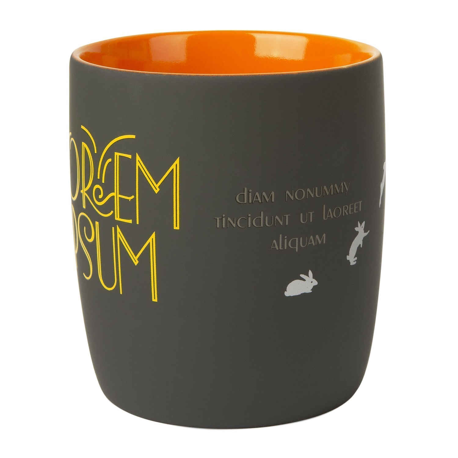 Кружка Surprise Touch с покрытием софт-тач, оранжевая с логотипом