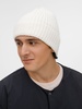 Шапка Laconi, молочно-белая с логотипом