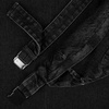 Поясная сумка W6, черная с логотипом