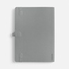 Ежедневник Peel Flex, недатированный, серый с логотипом
