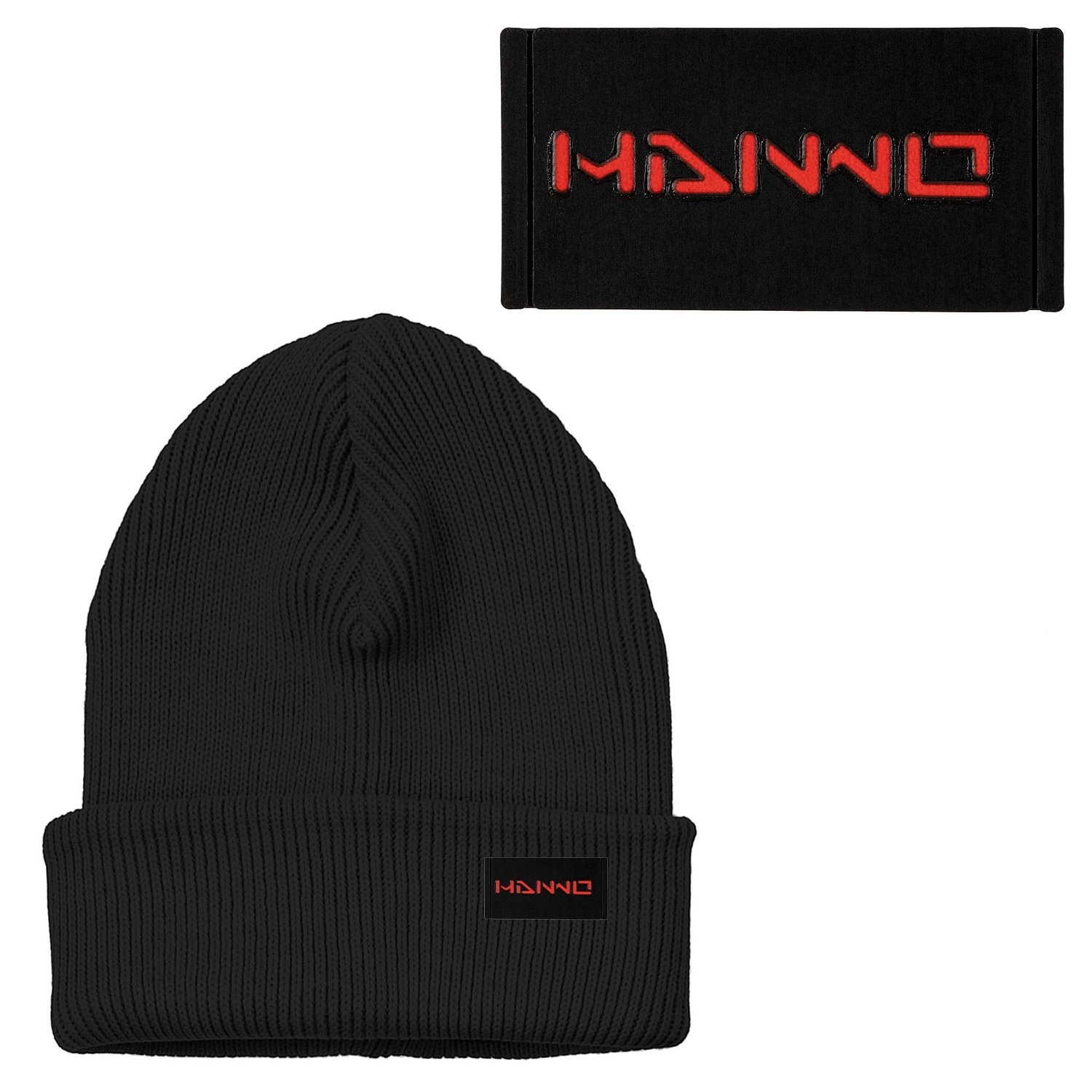 Лейбл из ПВХ Dzeta, XS, черный с логотипом