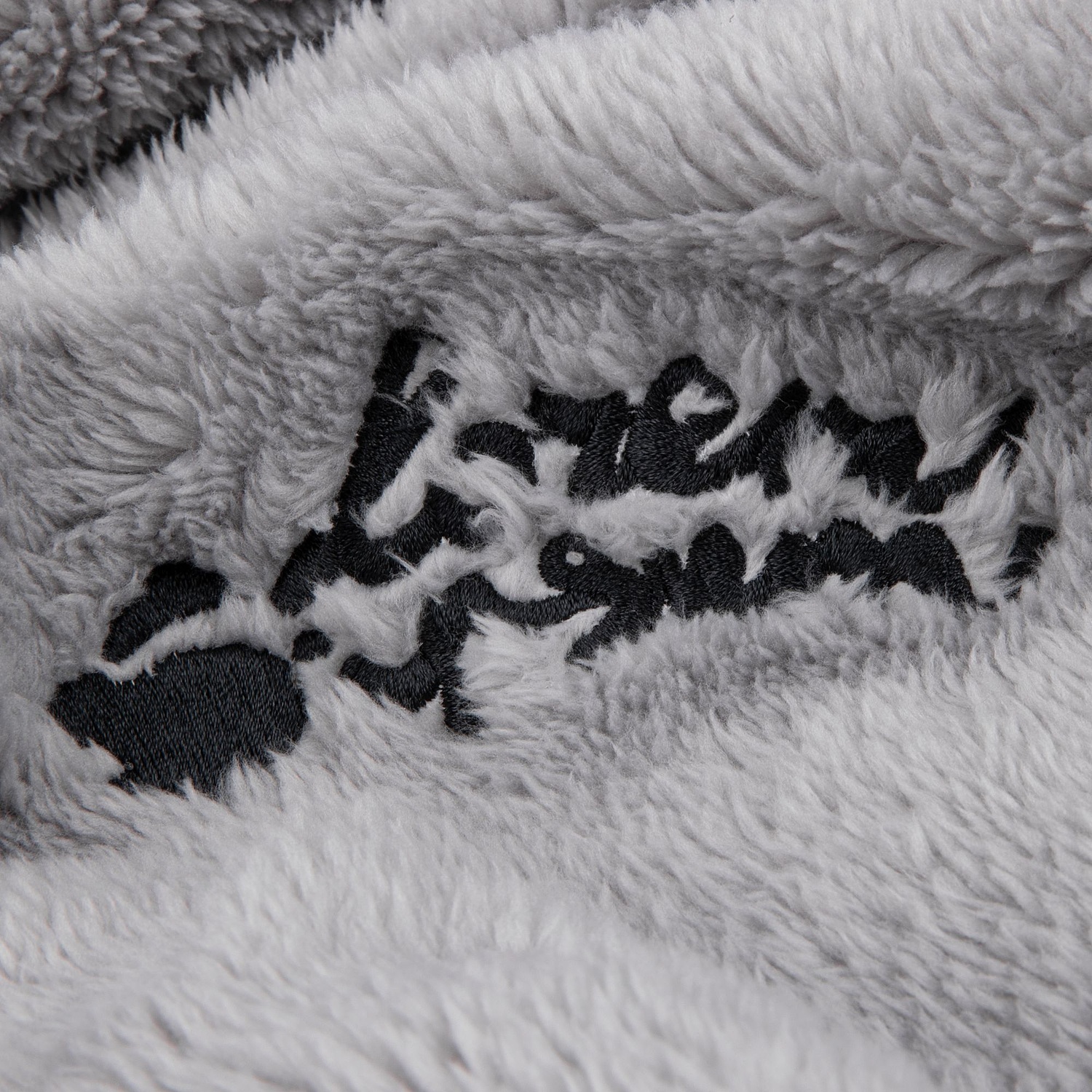 Балаклава-капюшон Flocky, серая с логотипом