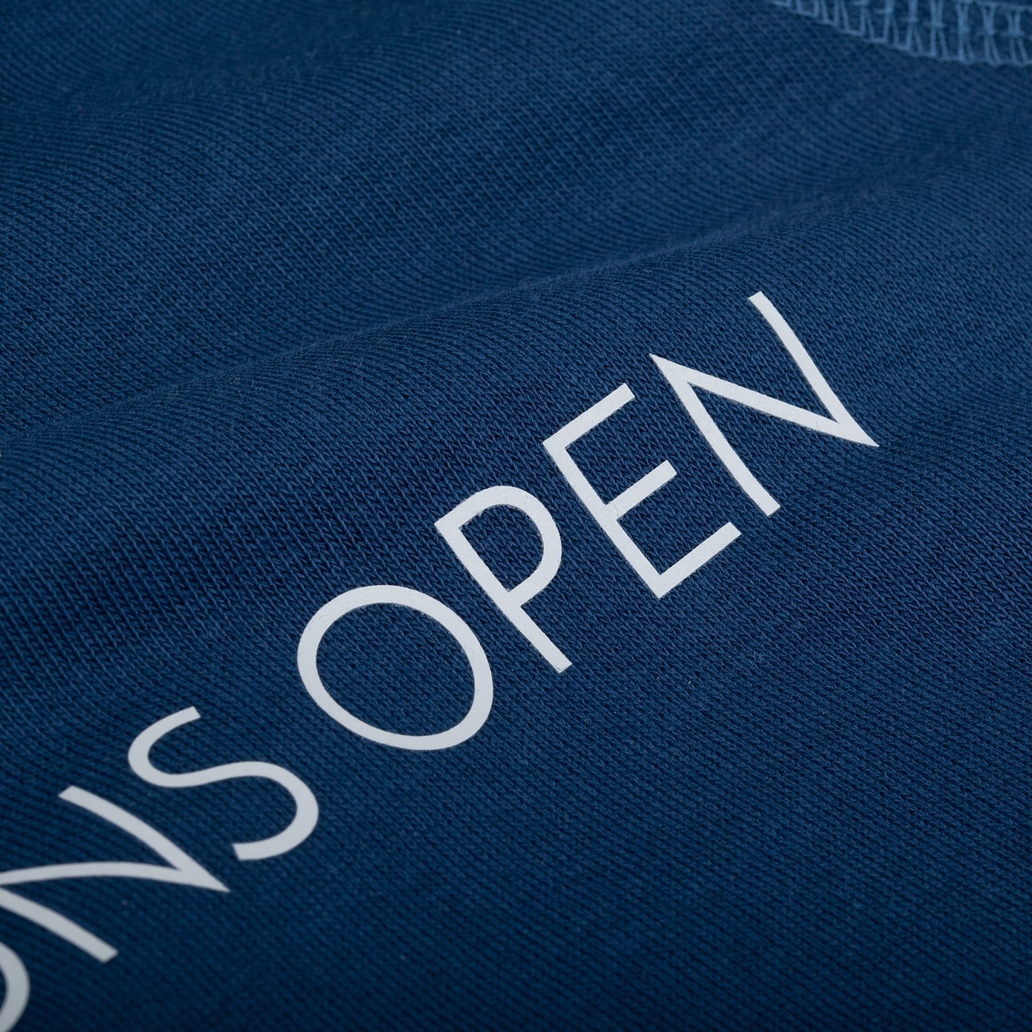 Свитшот оверсайз унисекс Vozduh, темно-синий с логотипом