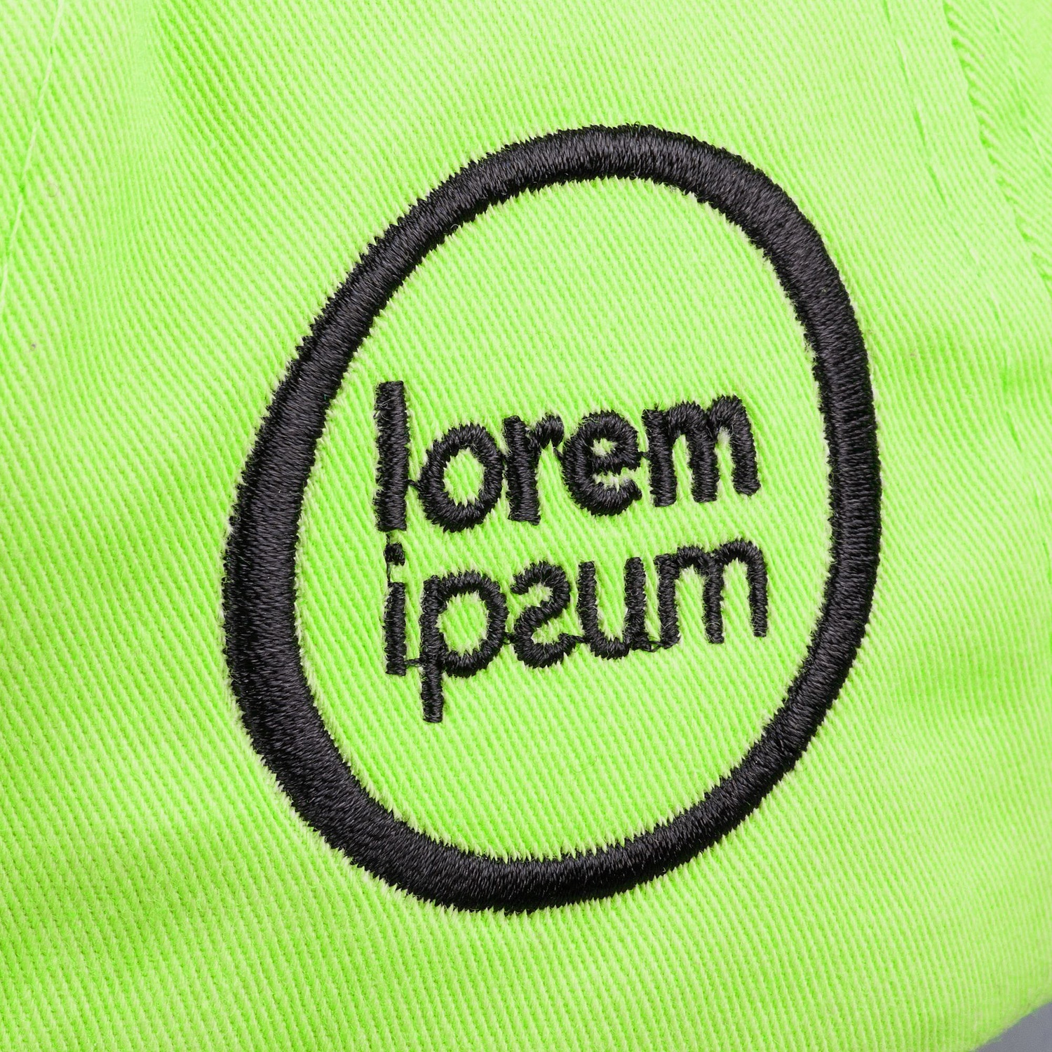 Бейсболка Convention, зеленое яблоко с логотипом