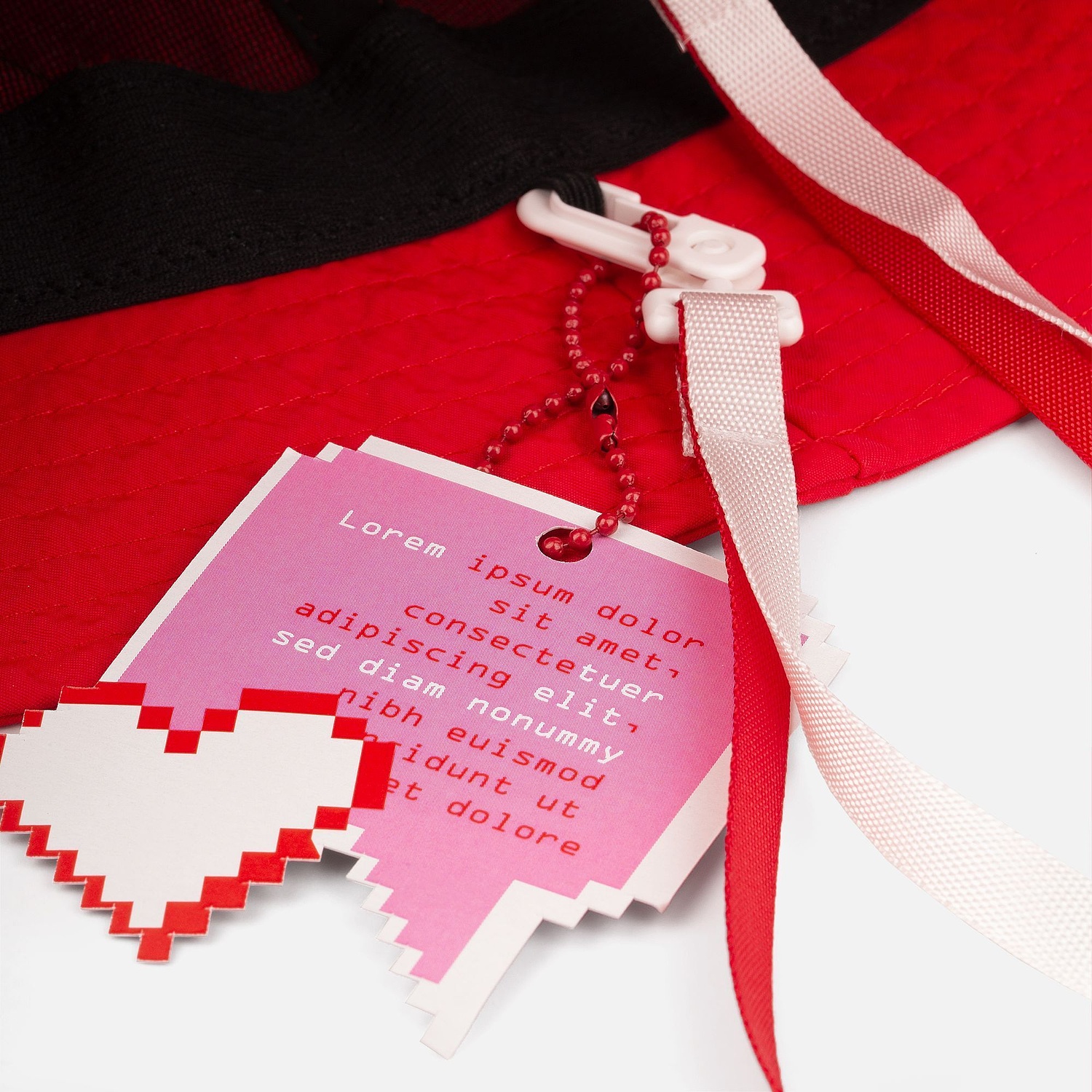 Цепочка для крепления Sharic, красная