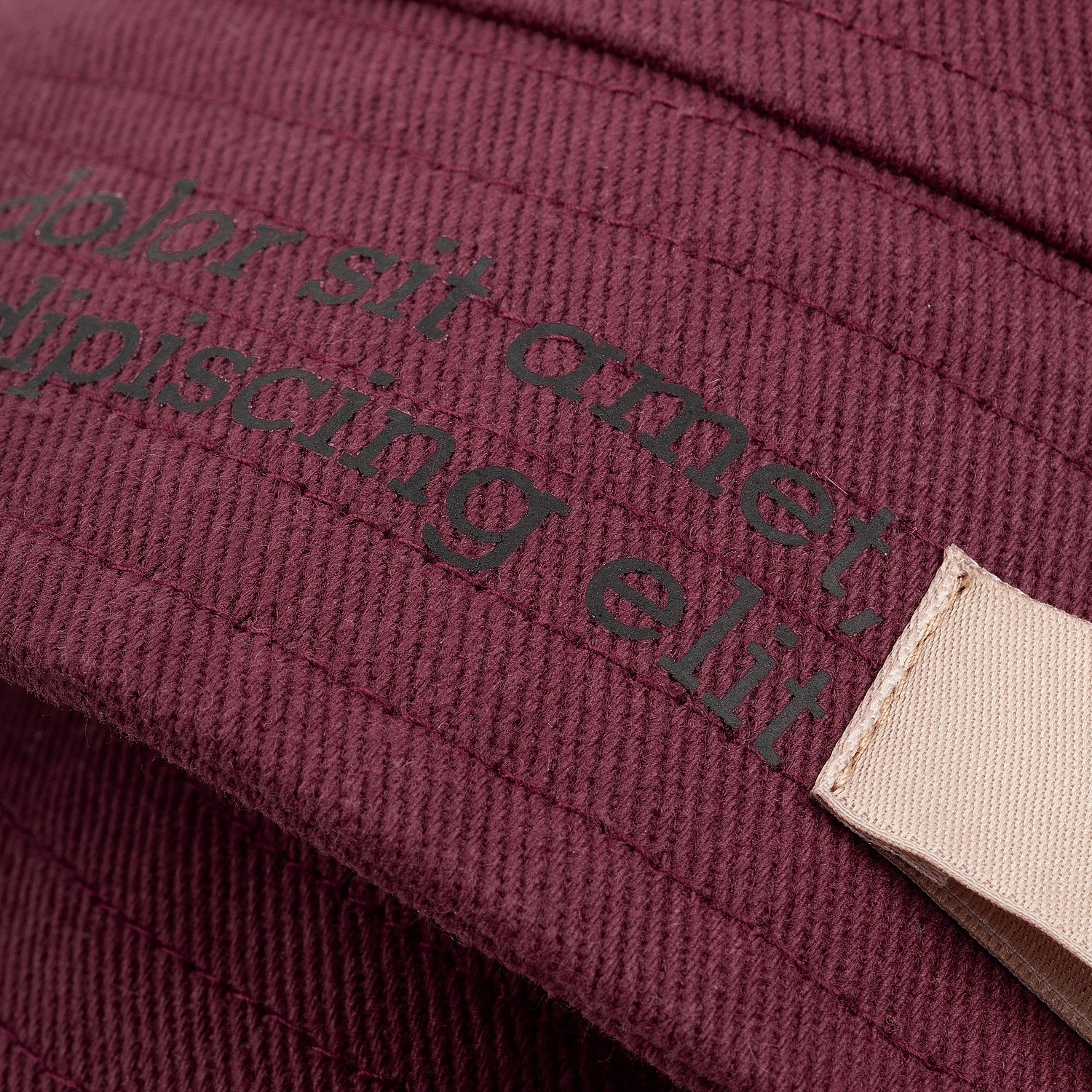 Панама Sombra, бордовая с логотипом