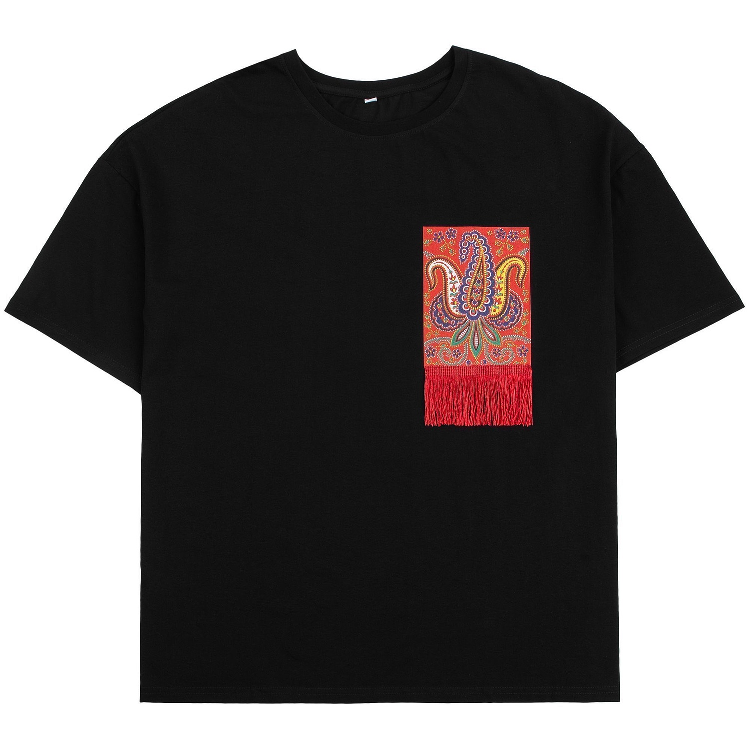 Футболка унисекс оверсайз Crosstown, темно-серая с логотипом