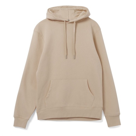 Толстовка с капюшоном унисекс Hoodie, бежевая