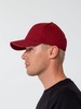 Бейсболка Hillside, бордовая с логотипом