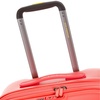 Чемодан Logoduck M, красный с логотипом