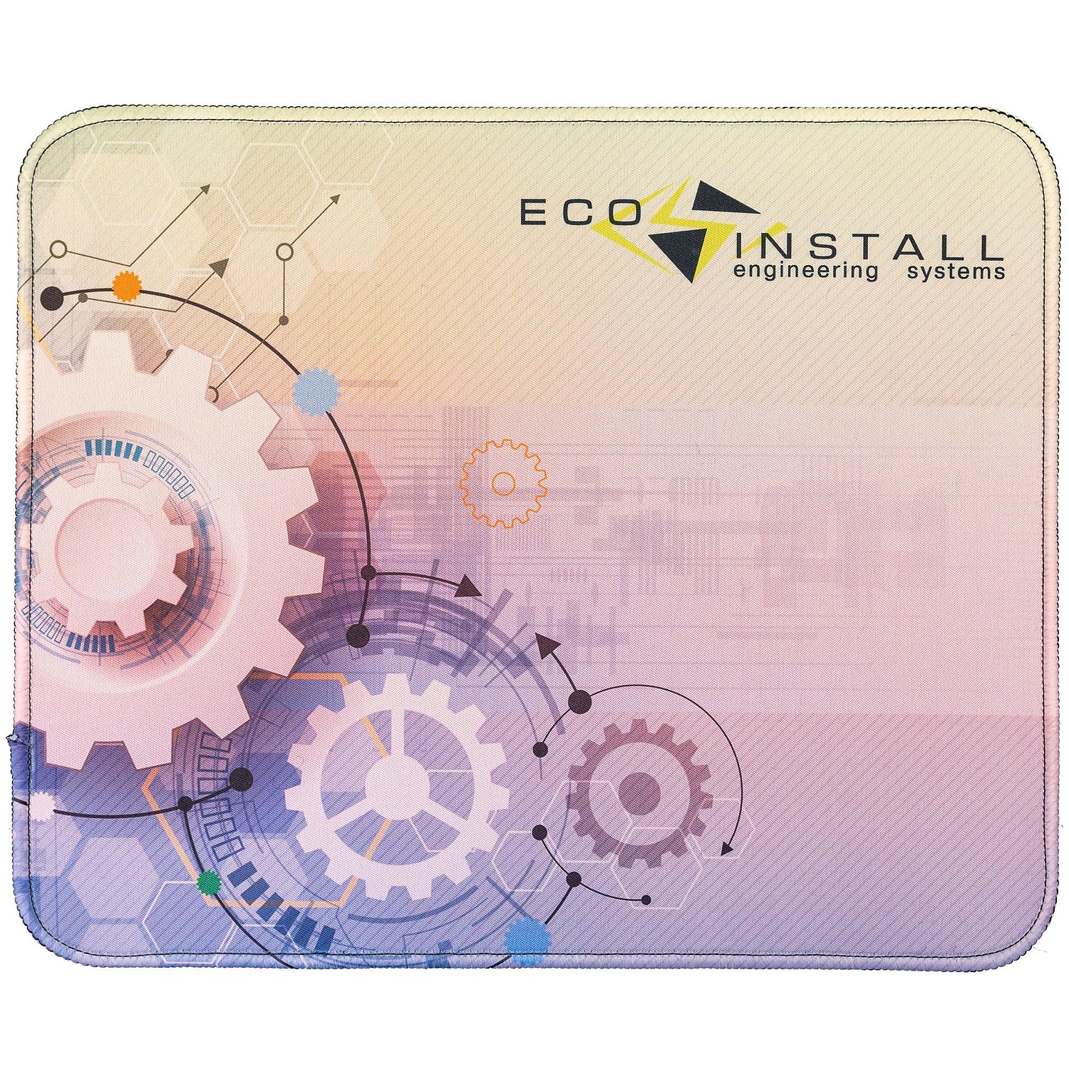 Коврик для мыши Paddo L, белый с логотипом