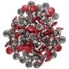 Заклепка Rivet, S, красная с логотипом