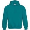 Толстовка Hooded, темно-бирюзовая с логотипом