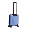 Чемодан Lama S, голубой с логотипом