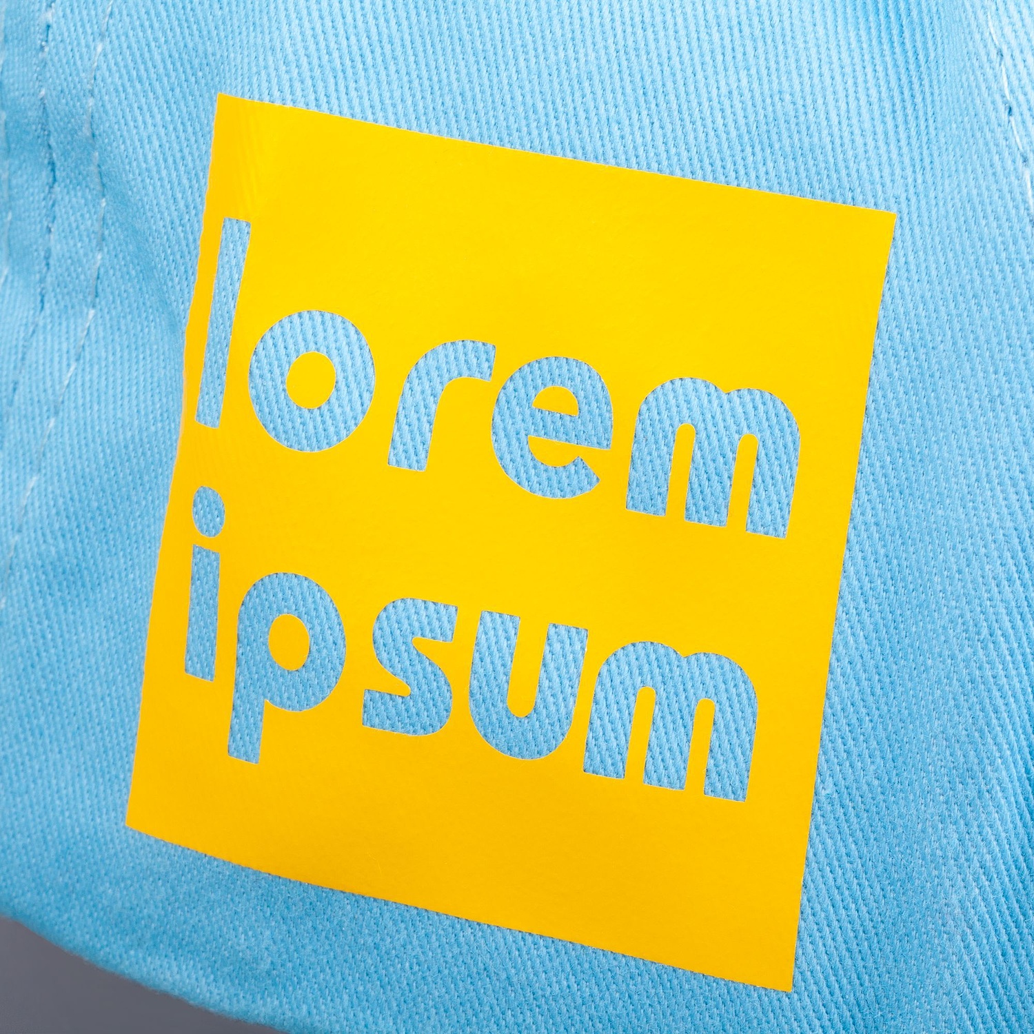 Бейсболка Convention, голубая с логотипом